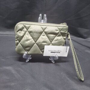 BN Vera Bradley Women's Outlet Ultralight Essential Zip Wristlet-Deep Lichen